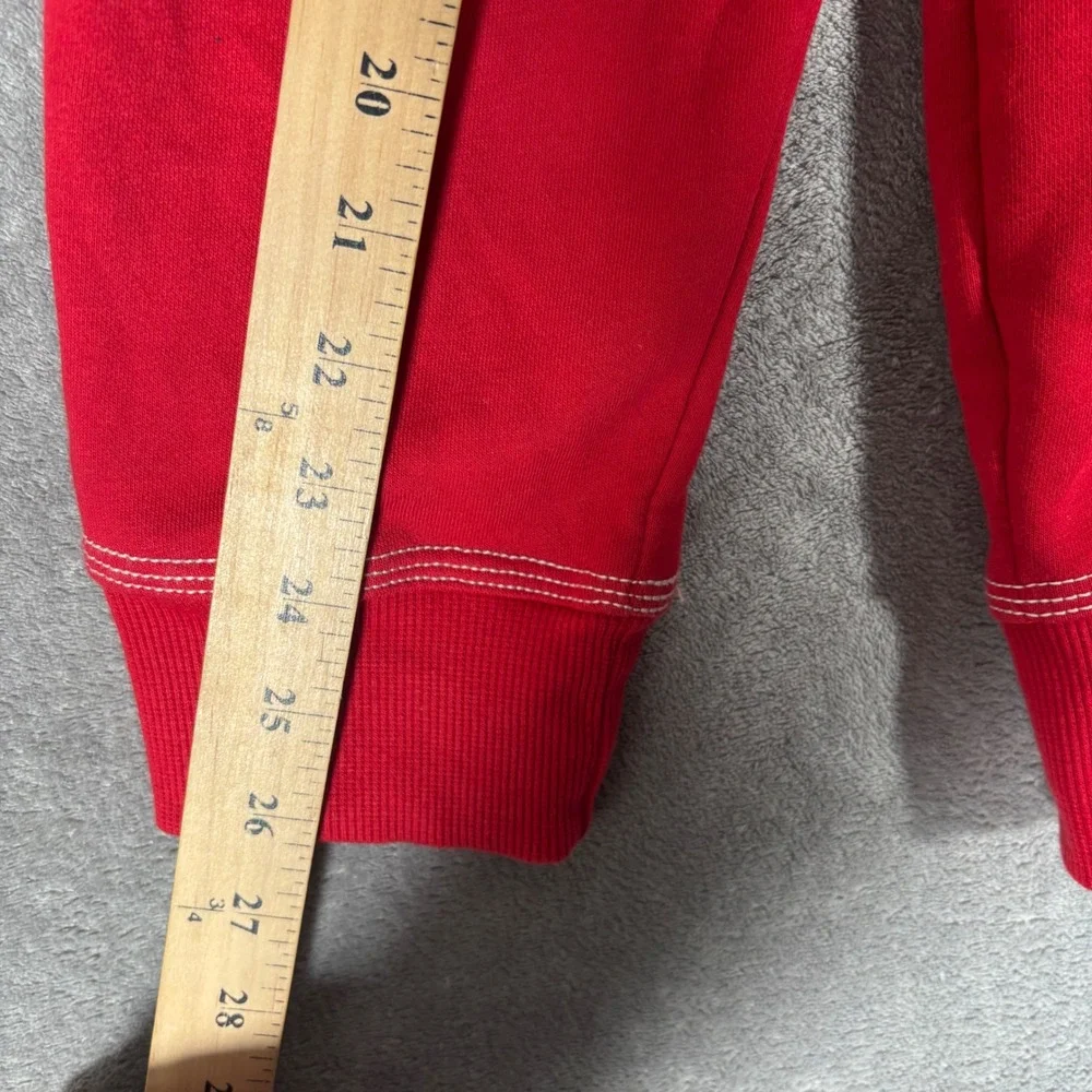 True Religion TNL Puff Buddha Full Zip Hoodie Mens XL‎ 3D Graphic Sweatshirt Red
